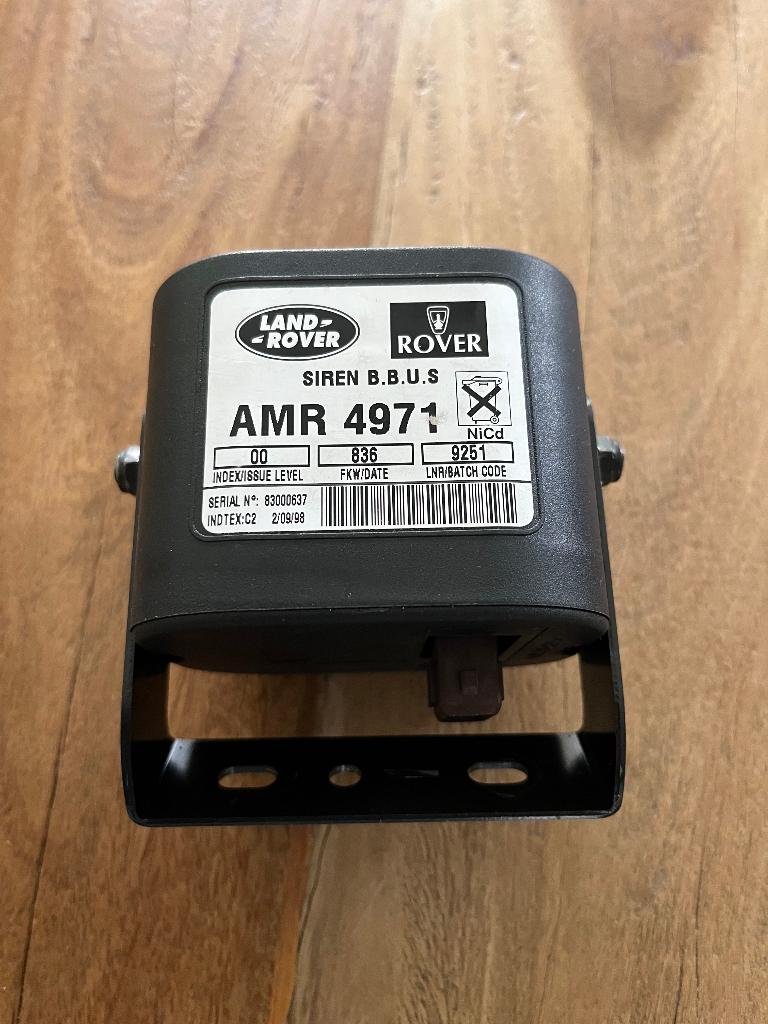 Alarmsirene met ingebouwde accu, o.a. P38, Range Rover, Auto-onderdelen, Elektronica en Kabels, Ophalen of Verzenden, Nieuw, Land Rover