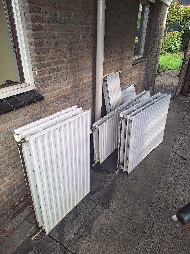 19 Radiatoren diverse afmetingen - ook deels te koop, Ophalen, 30 tot 80 cm, Gebruikt, Hoog rendement (Hr)