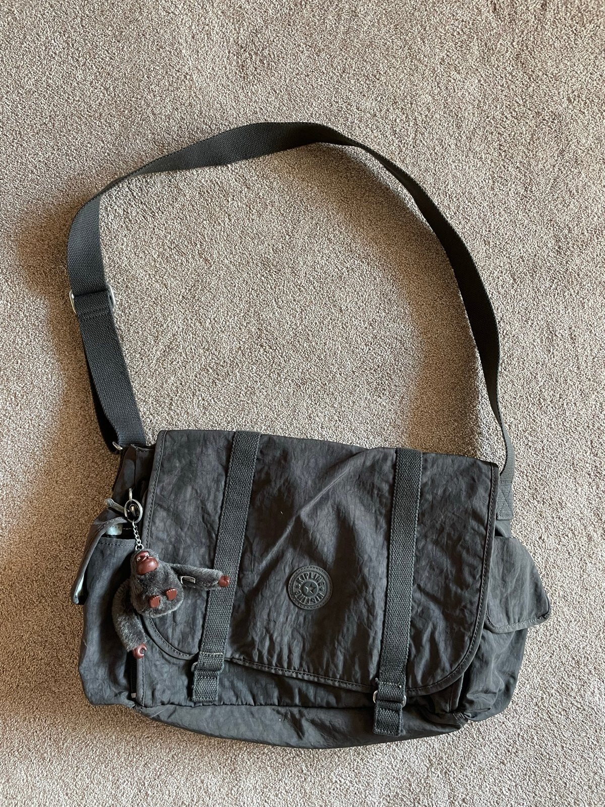 Kipling Luiertas met Verschoningmatje, Verzorgingstas, Grijs, Gebruikt, Overige merken