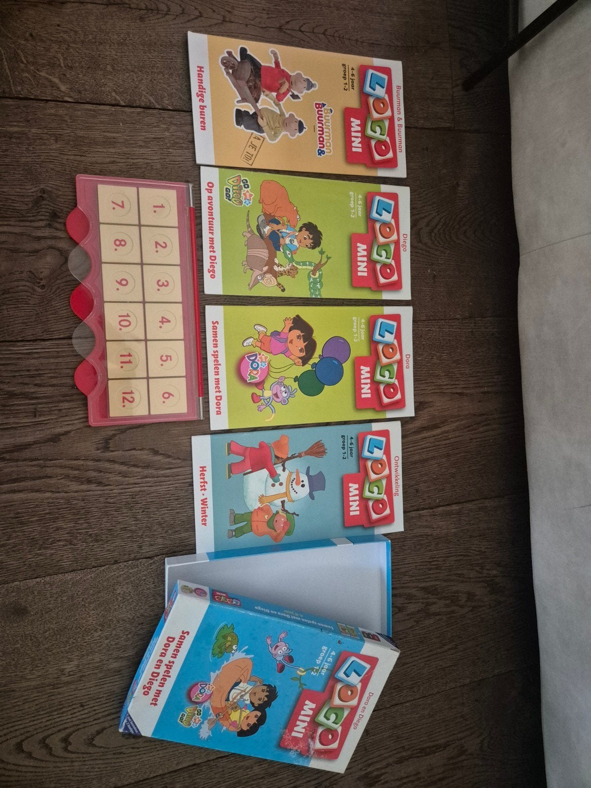 Loco Mini Spellenpakket: Dora, Diego, Buurman & Buurman, Ophalen of Verzenden, Gebruikt, Puzzelen