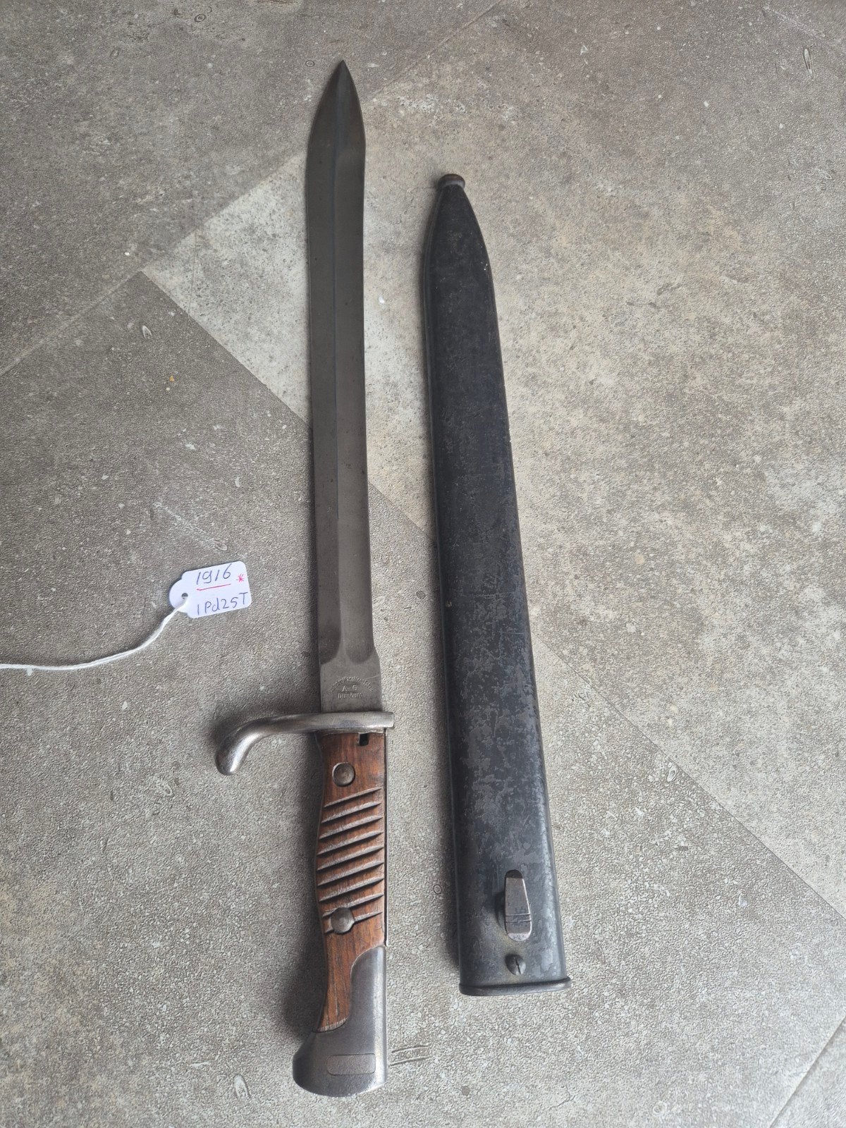 Butcher bajonet, 1, Ophalen of Verzenden, Landmacht, Duitsland, Mes of Dolk