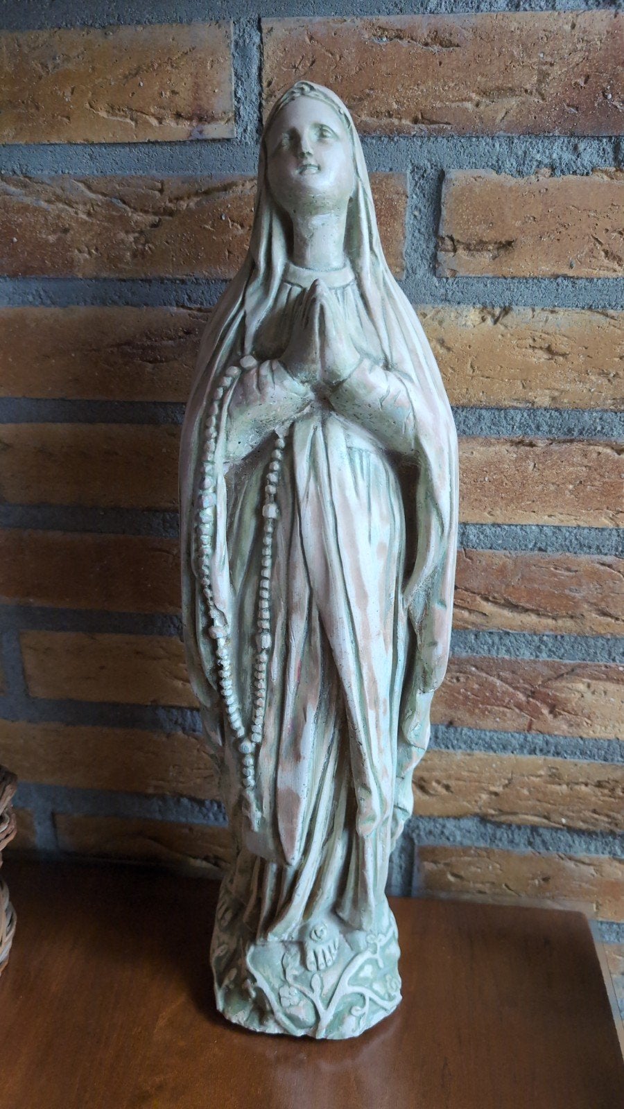Vintage Mariabeeld - Religieus Beeldje, Antiek en Kunst, Ophalen of Verzenden