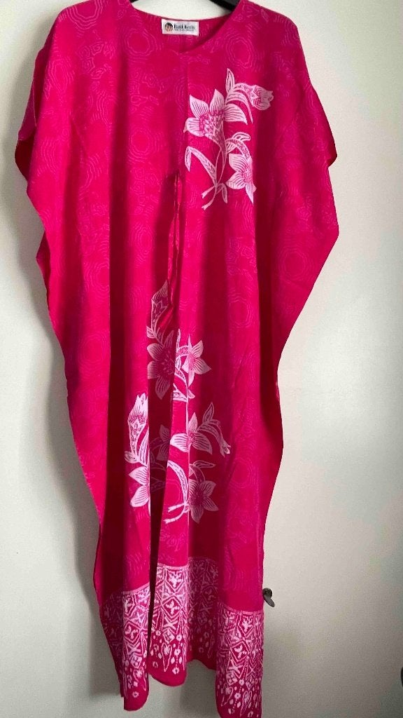 Kaftan Indonesisch kleurrijk Batik en Jurken - Nieuw, Overige typen, Overige kleuren, Maat 46/48 (XL) of groter, Nieuw