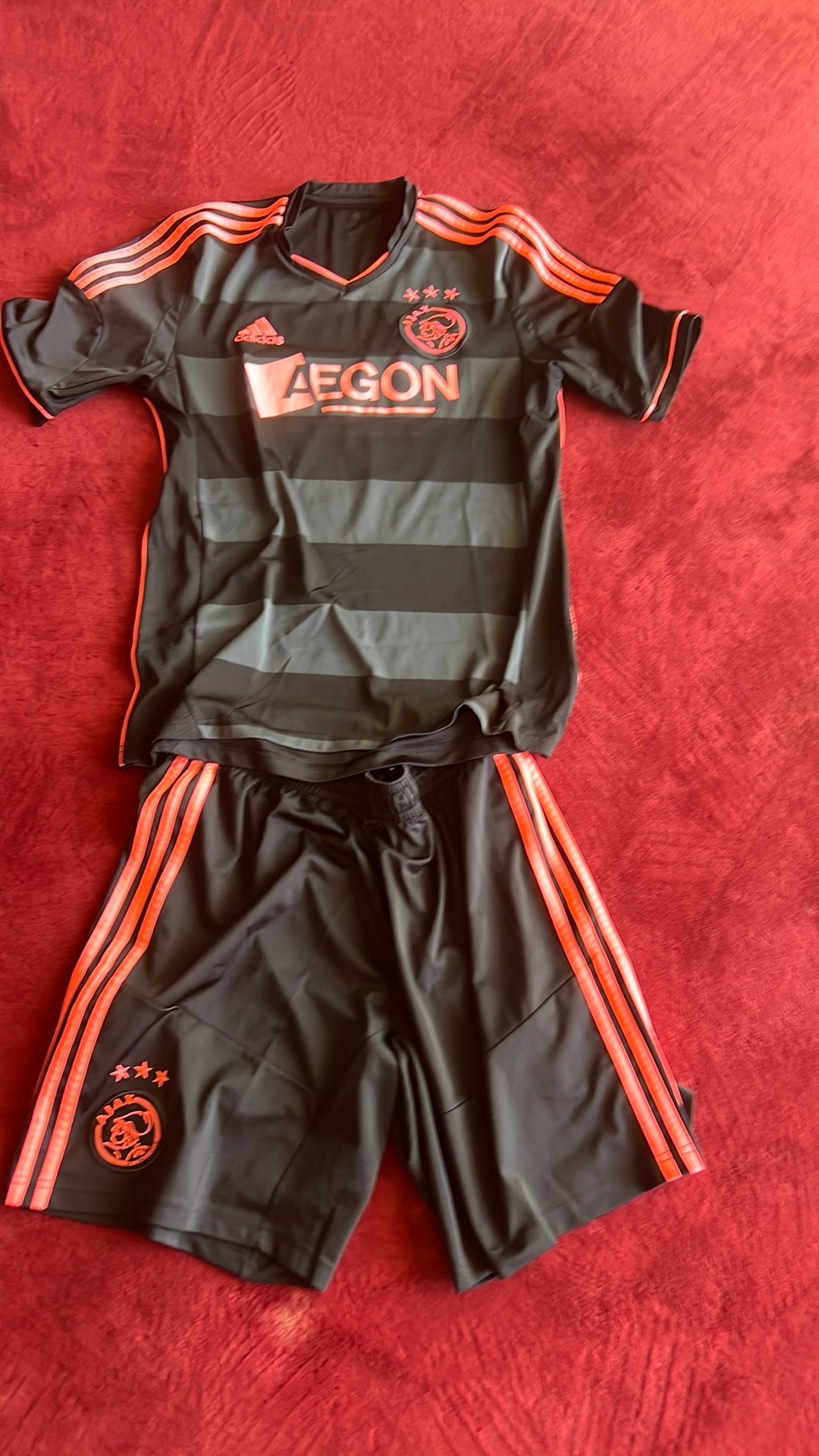 Compleet origineel AJAX Away tenue 2013-2014, Ophalen of Verzenden, Zo goed als nieuw, Shirt