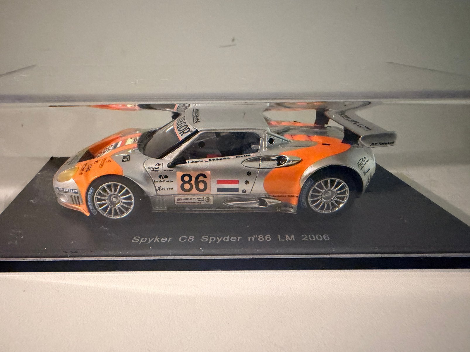 Spyker C8 Spyder GT2-R 24 uur Le Mans 2006. Collectors item, Ophalen of Verzenden, Zo goed als nieuw, Auto, Overige merken