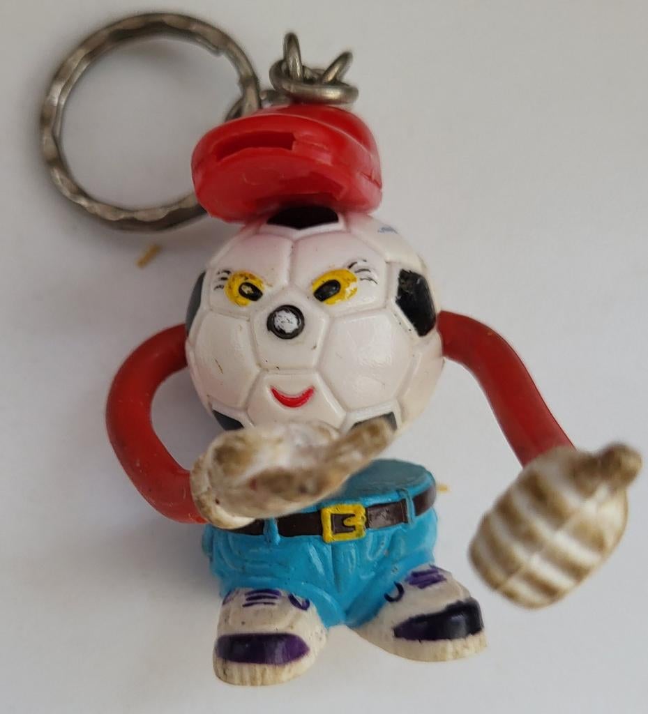 Leuke Sleutelhanger Voetbal Poppetje, Ophalen of Verzenden, Gebruikt, Sport