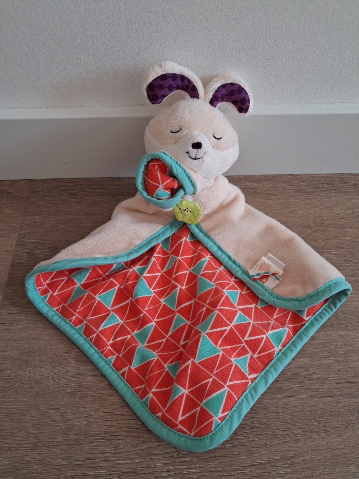 Knuffeldoekje B Toys My Baby Bunny konijn doekje K9746, Ophalen of Verzenden, Zo goed als nieuw, Konijn