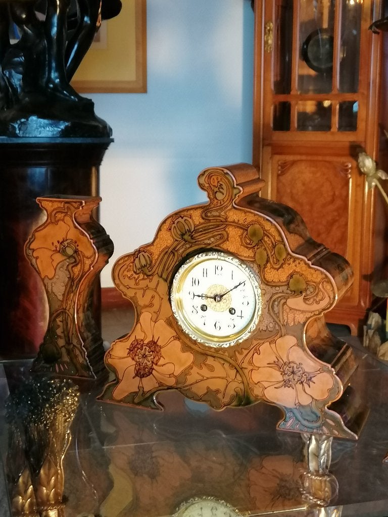 Rozenburg distel klokken stel jaar 1898, Ophalen