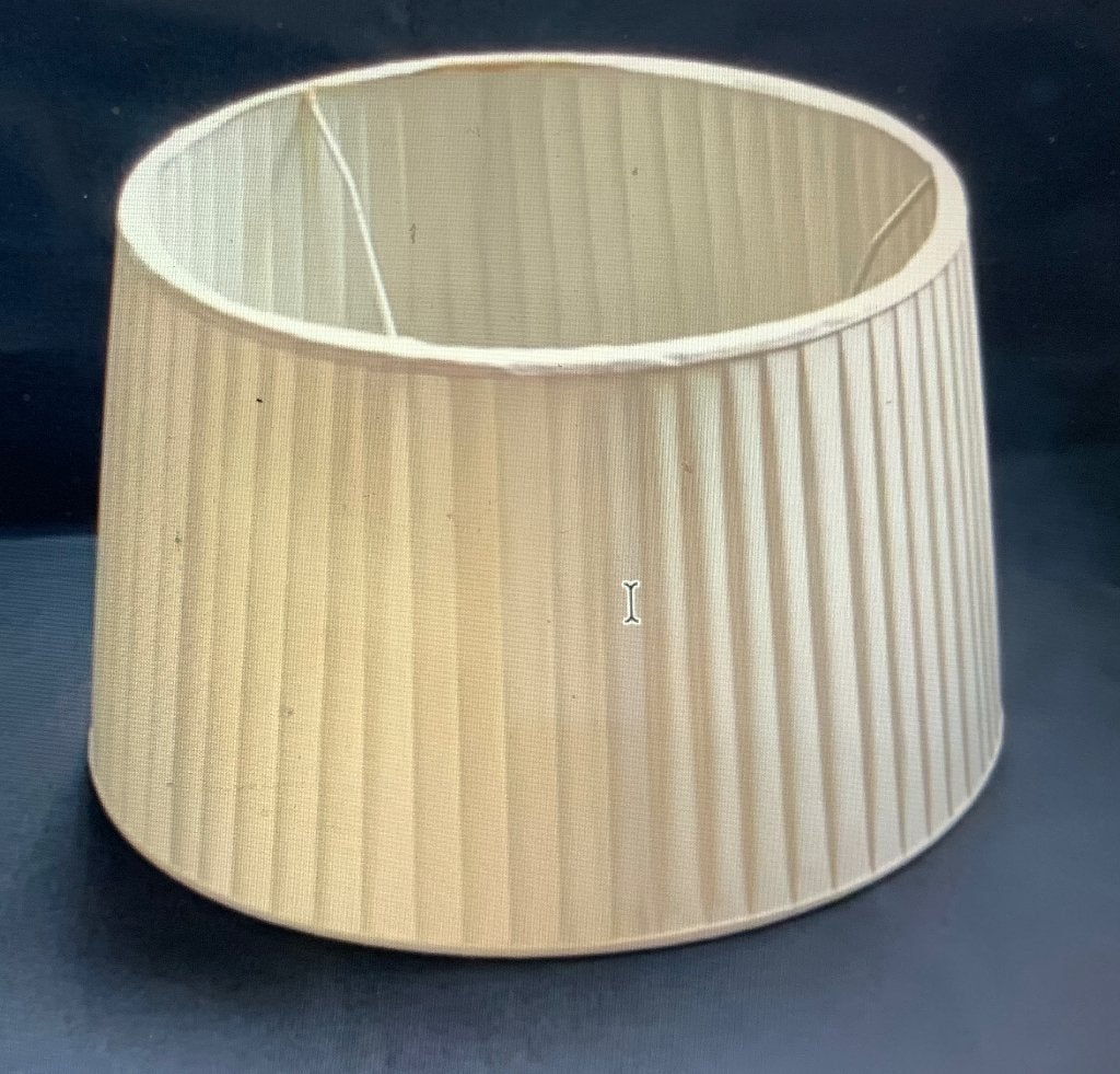 Lampenkap creme, Ophalen, Gebruikt, Wit, Rond