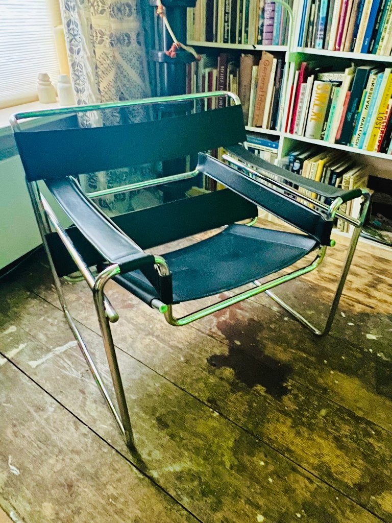 Marcel Breuer, Wassily-stoel, B3, Ophalen, Gebruikt, 75 tot 100 cm, Bauhaus modern