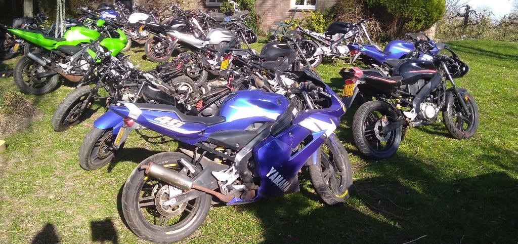 ALLE Yamaha TZR50 / DT50 / AM6 onderdelen op voorraad TZR, Frame, Nieuw, Yamaha, Yamaha tzr50