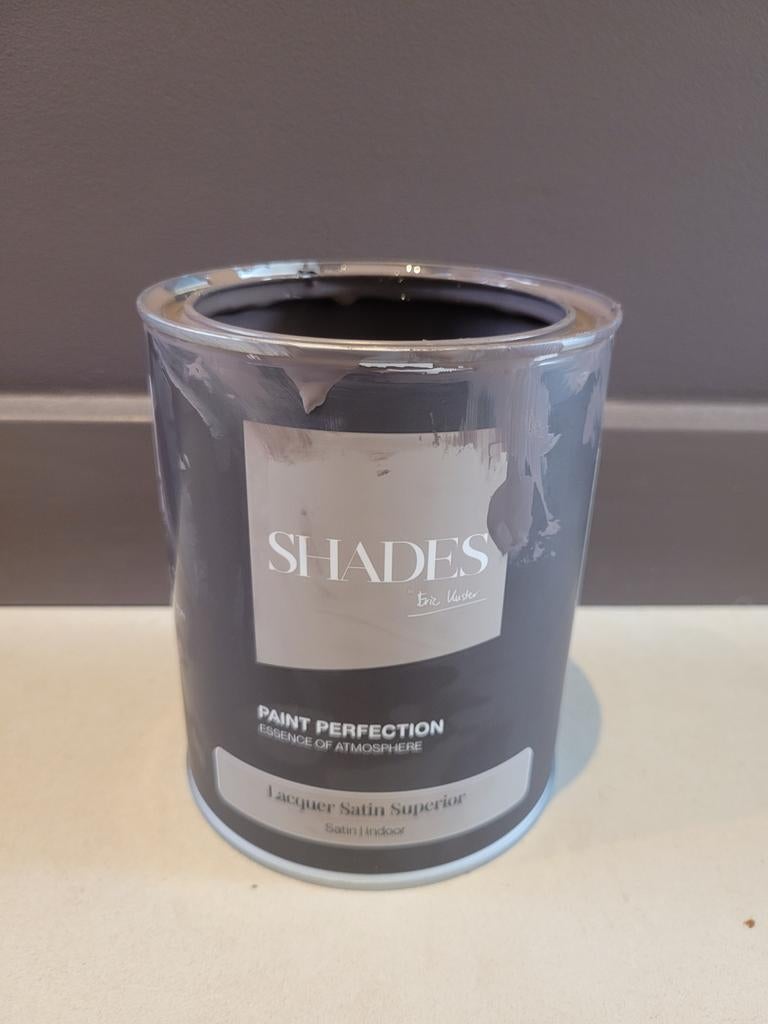 SHADES by Eric Kuster Lak Satin Superior - Plum, Doe-het-zelf en Verbouw, Verf, Beits en Lak, Paars, Ophalen of Verzenden, Zo goed als nieuw