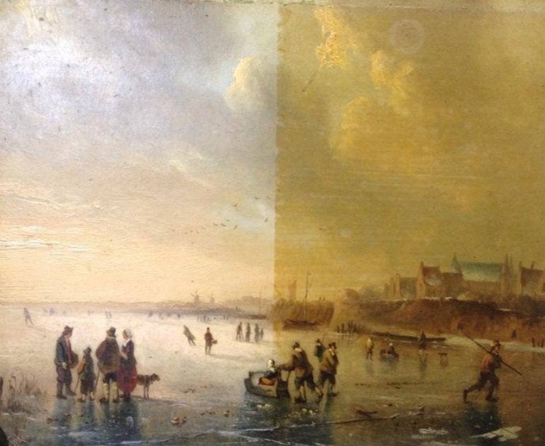 Gezocht: vies schilderij voor schoolproject, Antiek en Kunst, Ophalen of Verzenden