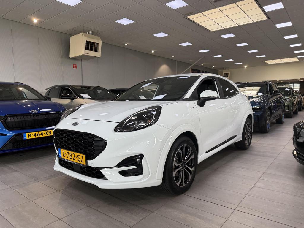 Ford Puma 1.0 EcoBoost Hybrid 125 pk ST-Line Navigatie - App, Voorwielaandrijving, Euro 6, Wit, Origineel Nederlands