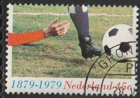 Nederland 1979 1182 voetbal, Gest Groningen, Ophalen of Verzenden, Na 1940, Gestempeld