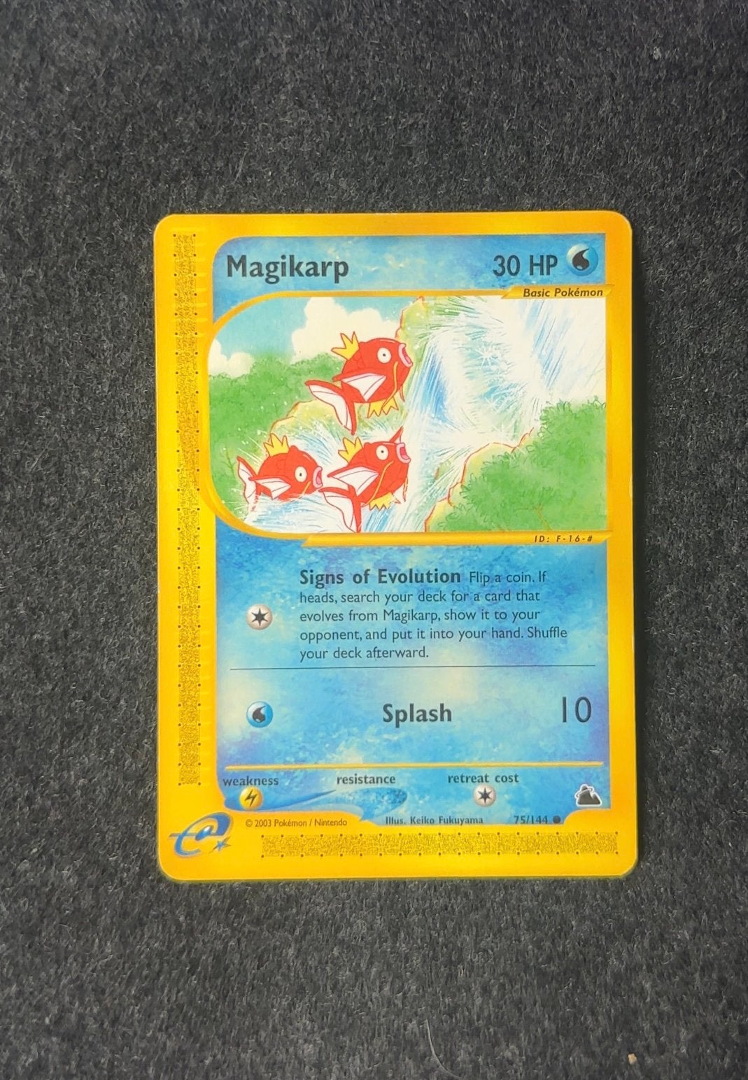 Magikarp #75 | Pokemon Skyridge | Ruilen Mogelijk, Ophalen of Verzenden, Zo goed als nieuw, Foil