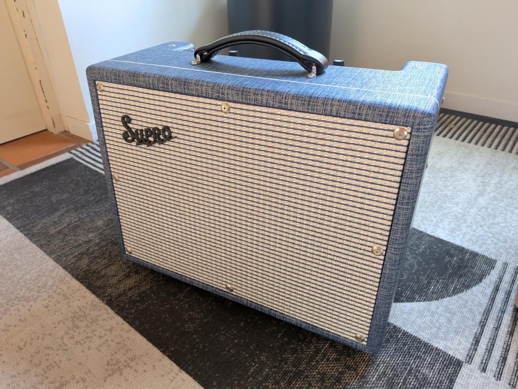 Supro 1970RK Keeley Custom 10 gitaarversterker combo, Ophalen, Zo goed als nieuw, Gitaar, Minder dan 50 watt