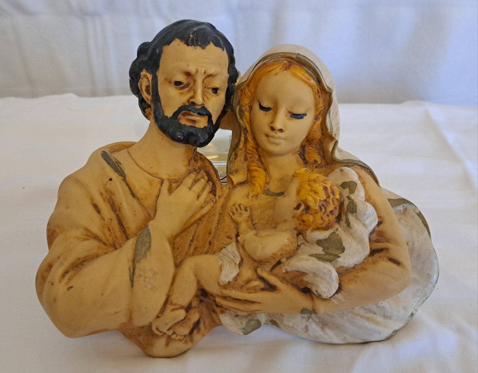Mooi wandbeeld beeld Maria Jezus Jozef, Ophalen of Verzenden