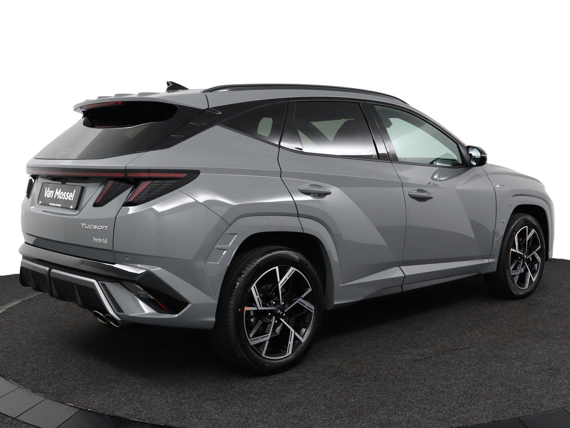 Hyundai Tucson 1.6 T-GDI HEV N Line | Uit Voorraad Leverbaar, Auto's, 238 pk, Euro 6, 4 cilinders, Bedrijf