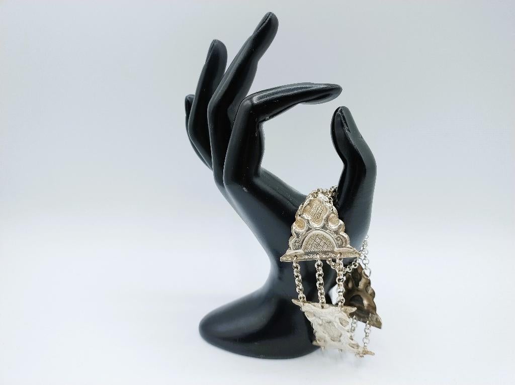 Zilveren bijbelslot armband, Schoonhoven, 1888