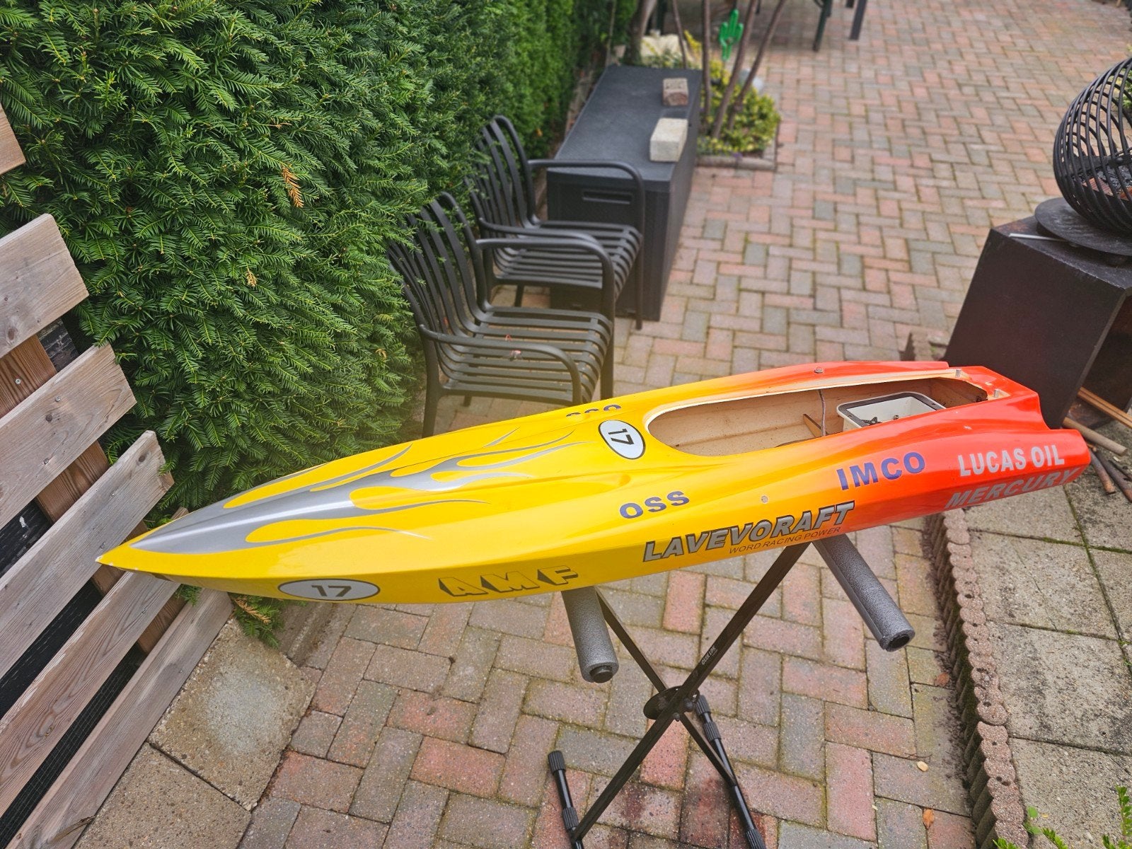 RC Boot Romp - 120cm x 31cm - Projectbasis, Ophalen of Verzenden, Gebruikt