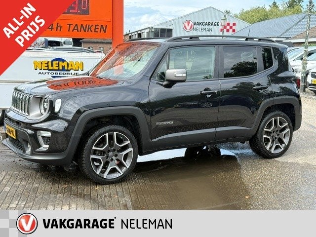 JEEP Renegade 1.3T 180pk 4WD AT9 Limited rijklaarprijs bovag, Auto's, 12 maanden, Stof, Gebruikt, 4 cilinders