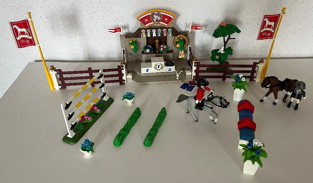 Playmobil 5224, Jumping., Gebruikt, Complete set, Overige typen, Ophalen of Verzenden