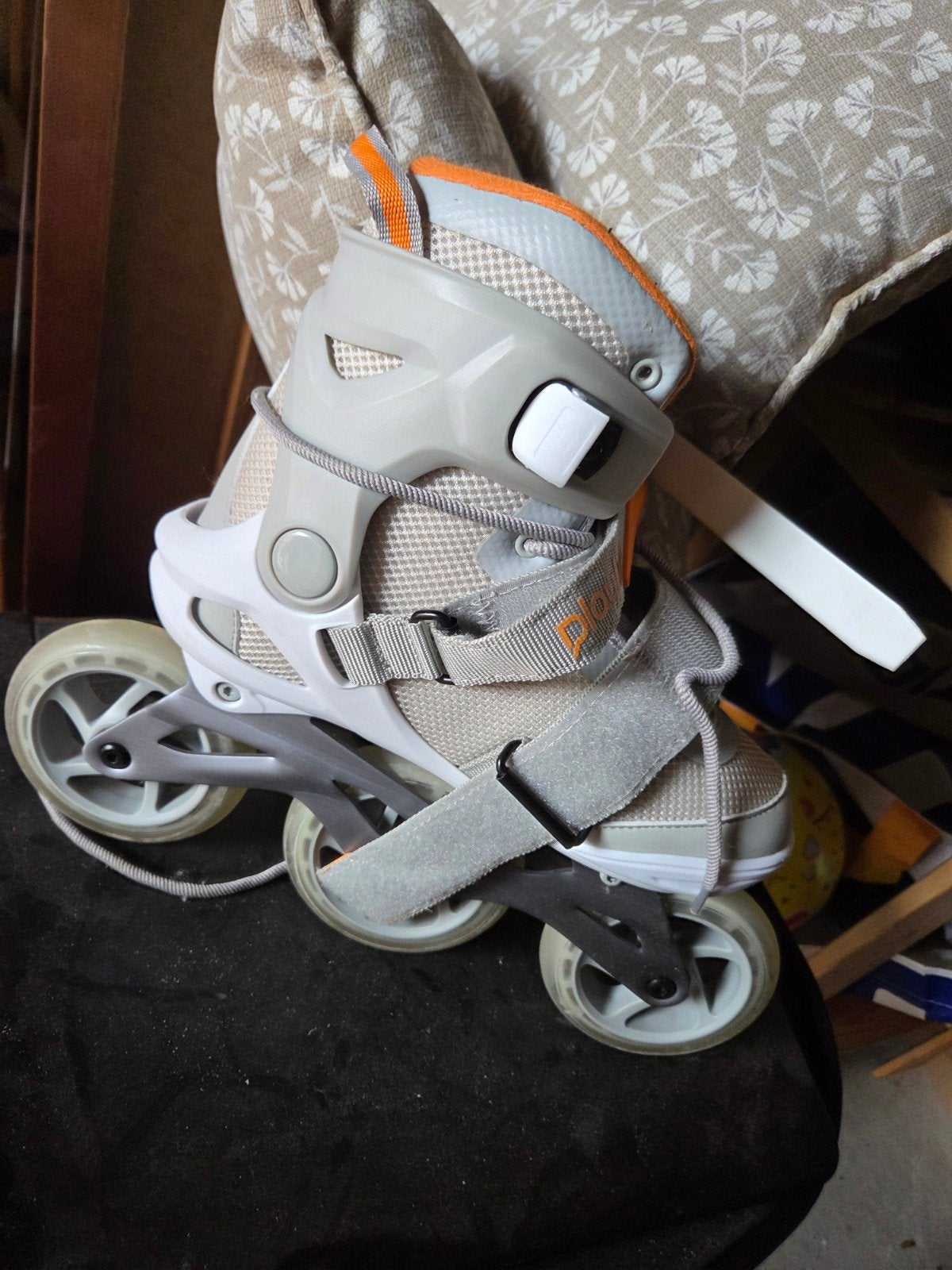 Playlife GT 110 skeelers maat 40 grijs/oranje z.g.a.n., Zo goed als nieuw, Wielen of Lagers, Dames, Ophalen