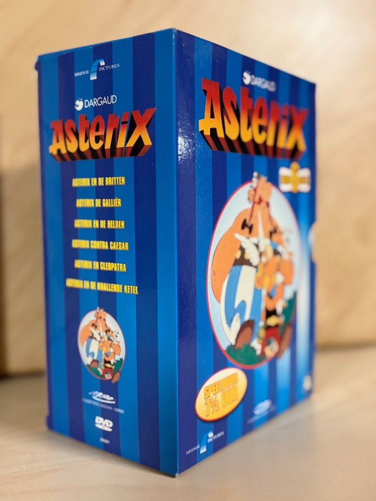 Pakket Asterix & Obelix DVD's o.a. 6-DVD Boxset (Dargaud), Europees, Tekenfilm, Alle leeftijden, Zo goed als nieuw