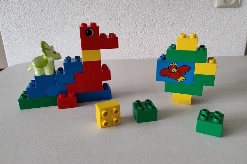 duplo 2922 - Dinosaur Blocks, Ophalen of Verzenden, Zo goed als nieuw, Compleet, Duplo