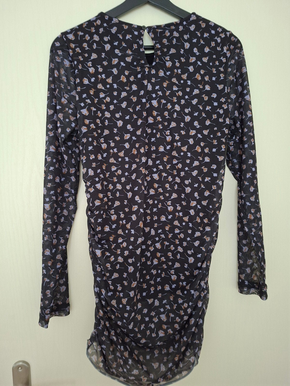 Mamalicious positie shirt L bloemenprint, Kleding | Dames, Positiekleding, Zwart, Mamalicious, Maat 42/44 (L), Zo goed als nieuw