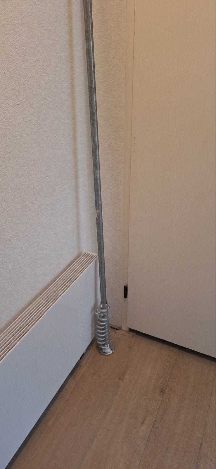 kapstok steigerbuis incl eindstukken en 13 haken, Ophalen, Overige typen, Minder dan 2 meter