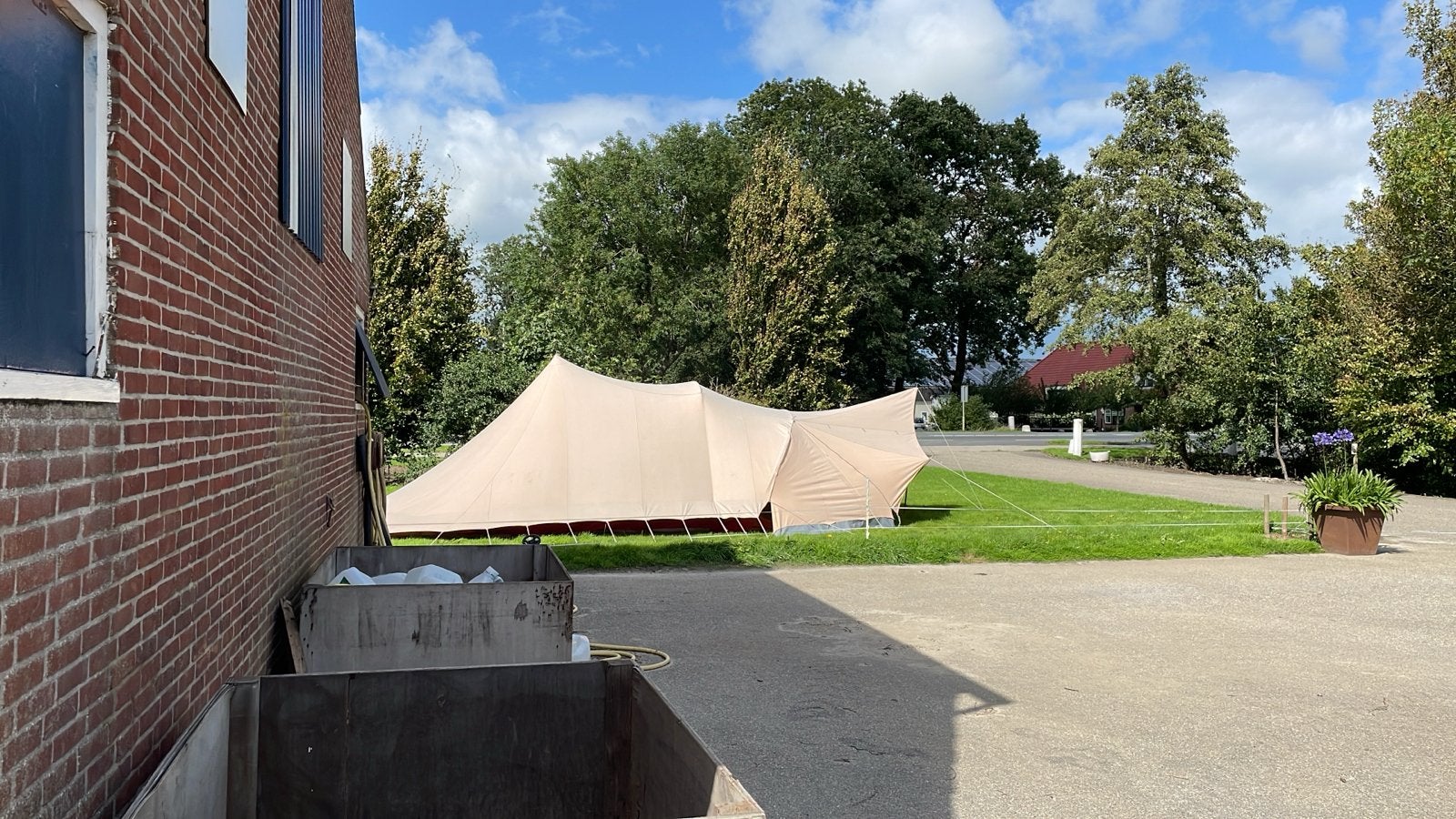 De Waard Stormmeeuw met varioluifel - uitstekende conditie, Caravans en Kamperen, Tenten, Ophalen, Gebruikt, Tot en met 4
