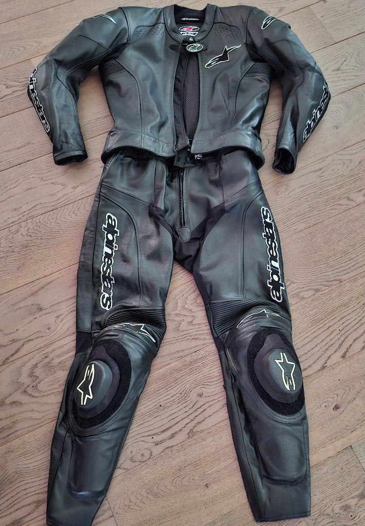 Leren combi Alpinestars, heren, Motoren, Ophalen, Alpinestars, Tweedehands, Heren