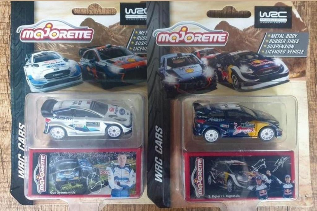 2x Majorette Ford Fiesta WRC 1:64 nieuw in verpakking, Ophalen of Verzenden, Nieuw, Auto