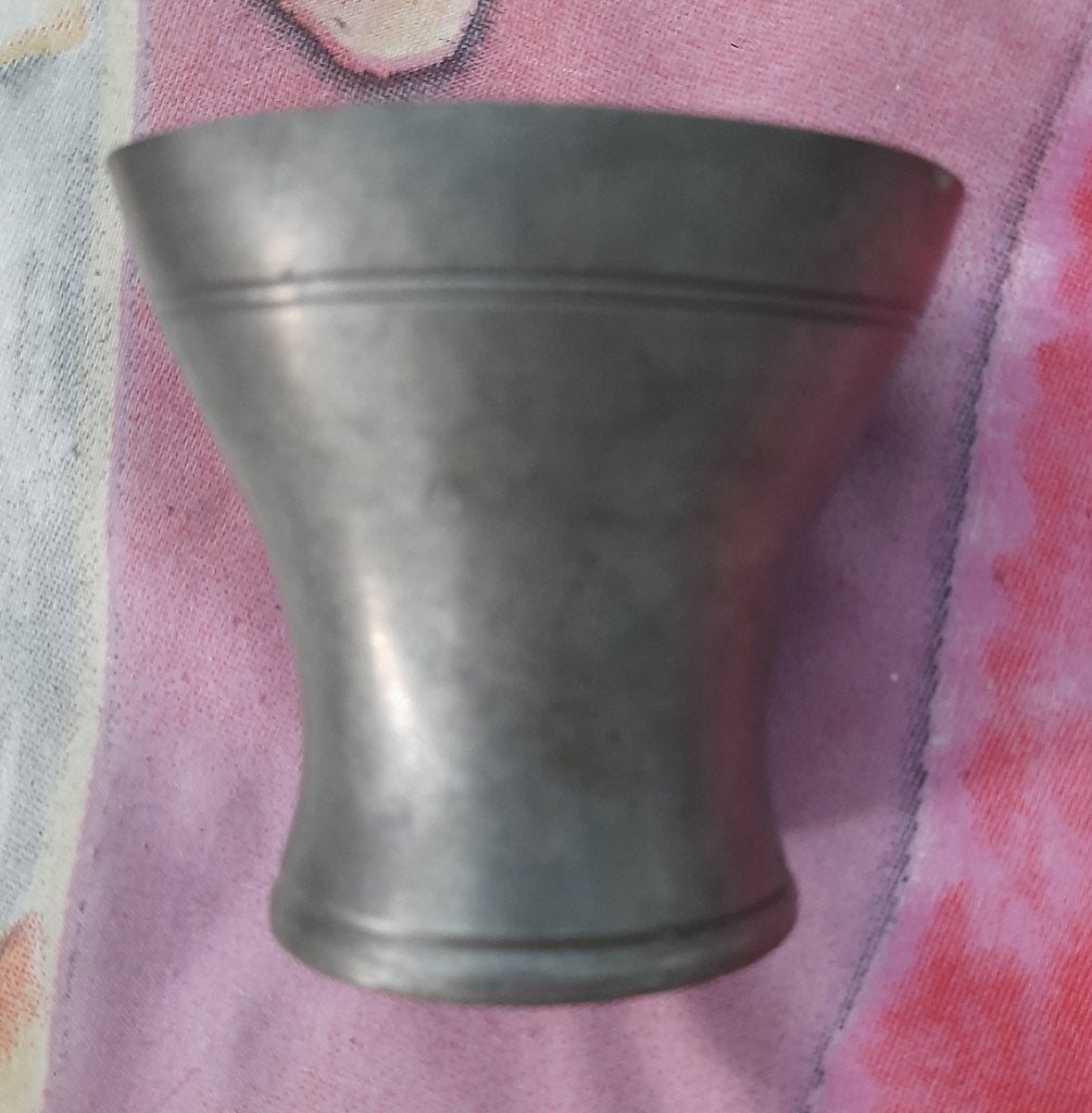 Antieke tinnen beker, Ophalen of Verzenden