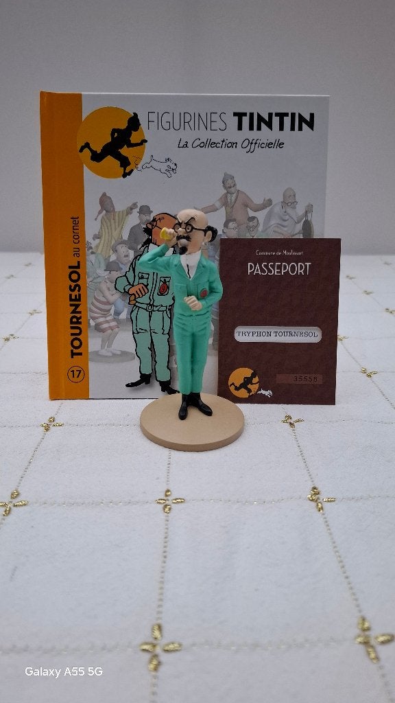 Beeldje Kuifje Tintin nr. 17, Ophalen of Verzenden, Kuifje, Zo goed als nieuw, Beeldje of Figuurtje