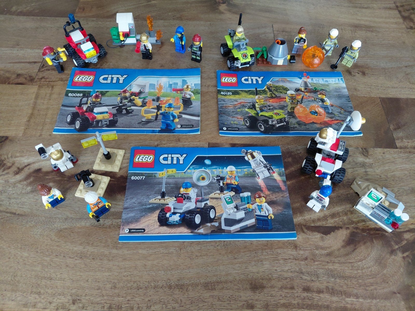 Lego set 60088, 60120 en 60077, Lego, Ophalen of Verzenden, Compleet, Complete set