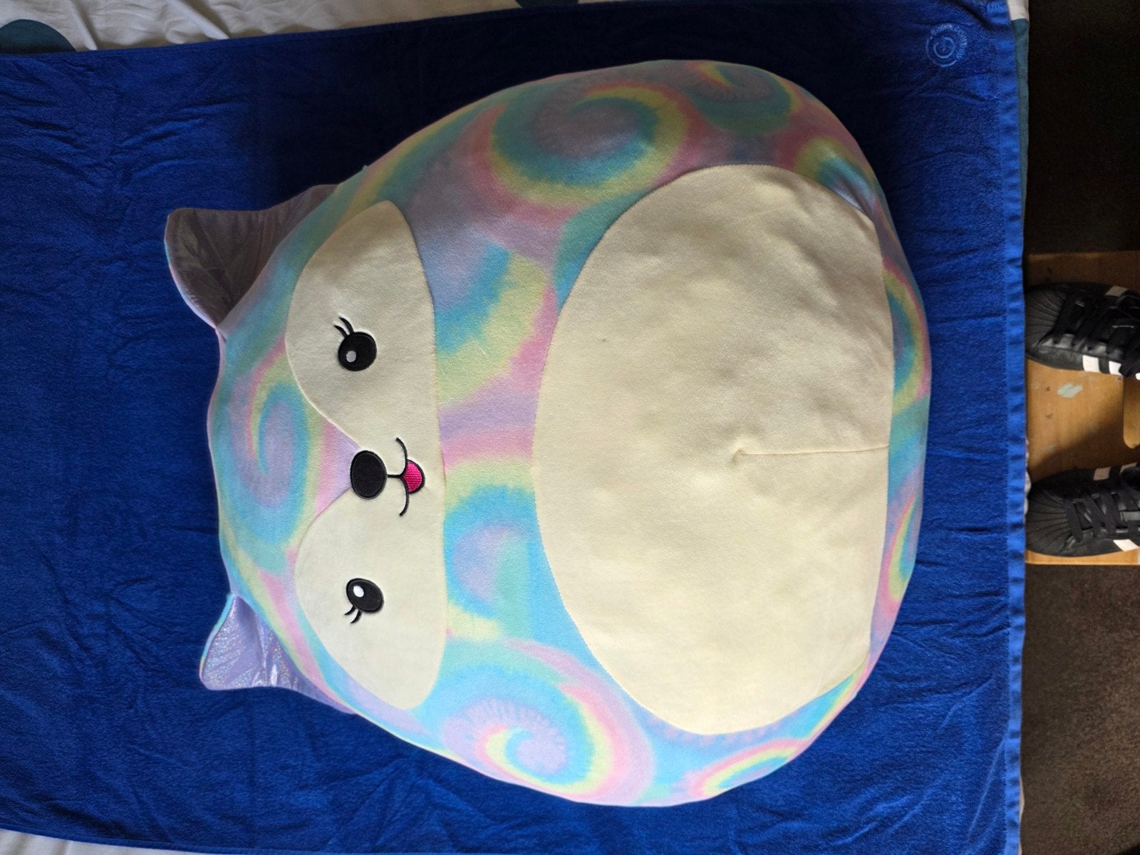 Squishmallow vos meerkleurig - Zo goed als nieuw, Kinderen en Baby's, Ophalen, Zo goed als nieuw, Middelgroot (20 tot 80 cm), Meerkleurig