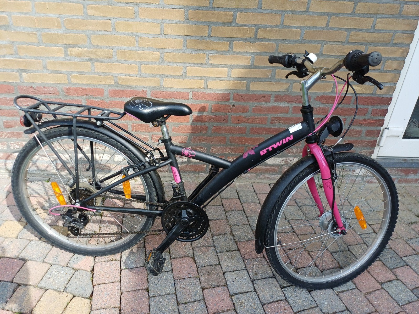 Meisjesfiets btwin 24 inch met 21 versnellingen, Fietsen en Brommers, Fietsen | Meisjes, Ophalen, Versnellingen, BTWIN, Gebruikt