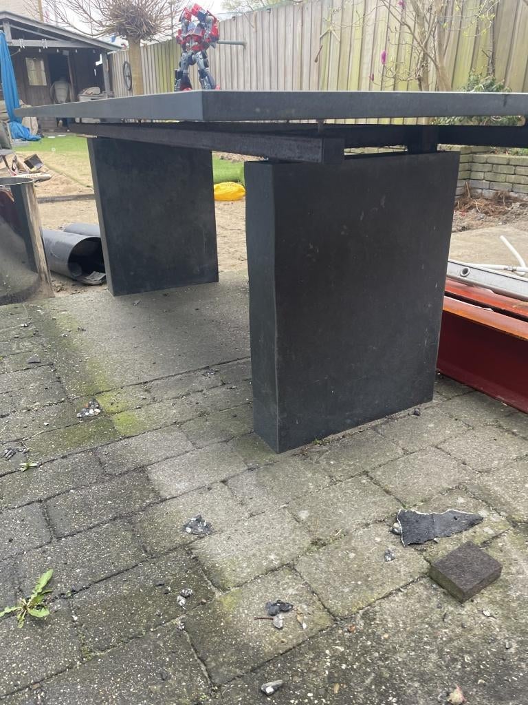 granieten tafel, Ophalen, Gebruikt, Rechthoekig, Overige materialen