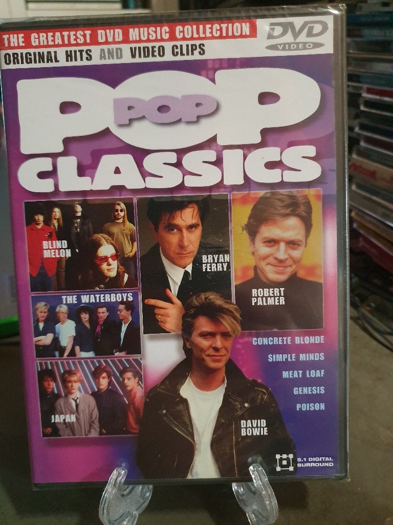 Pop Classics - Original Hits And Video Clips DVD, Cd's en Dvd's, Alle leeftijden, Ophalen, Zo goed als nieuw