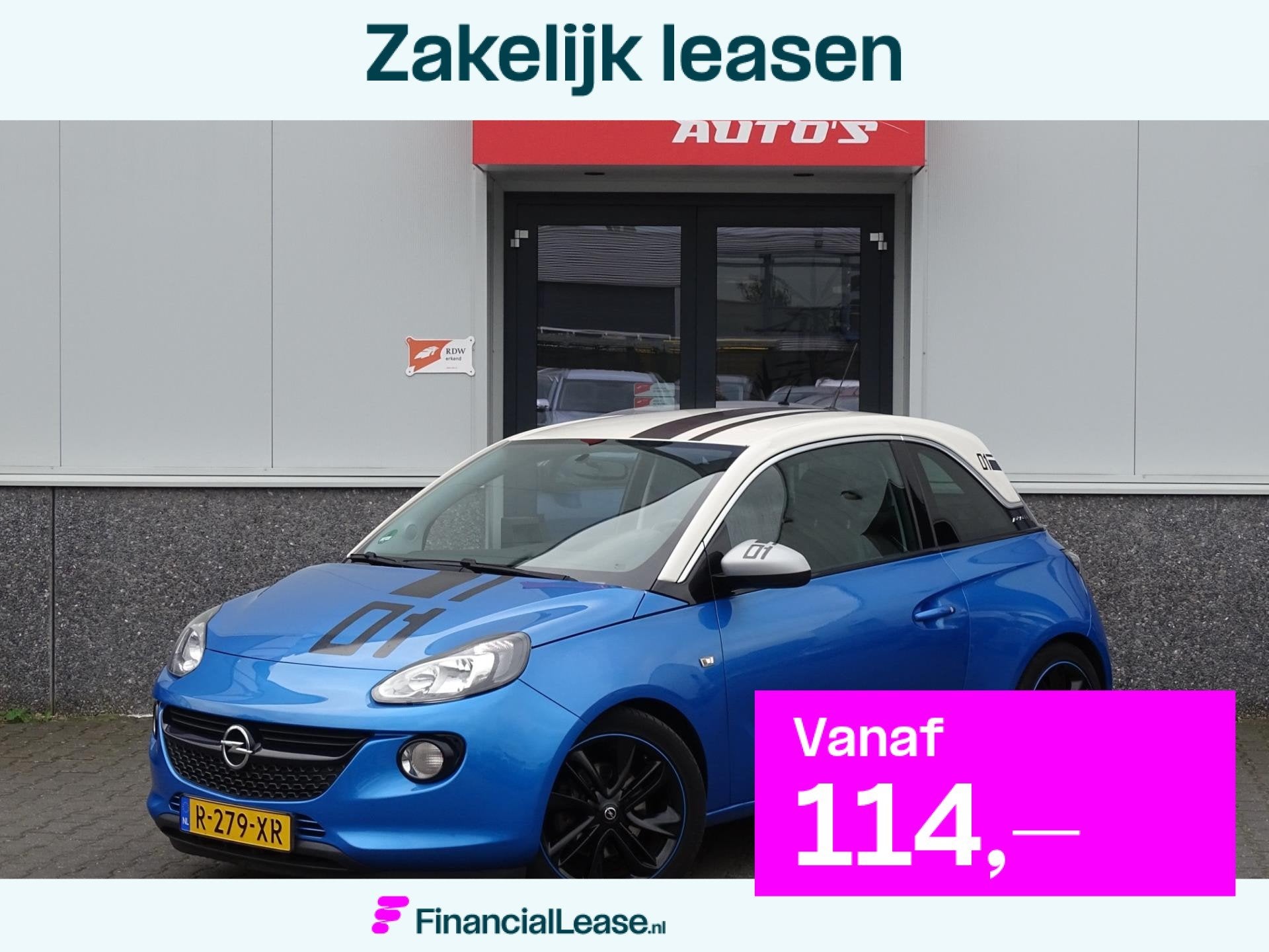 Opel ADAM 1.0 Turbo Rocks airco LM 2e eigenaar, Voorwielaandrijving, ADAM, Euro 6, 1041 kg