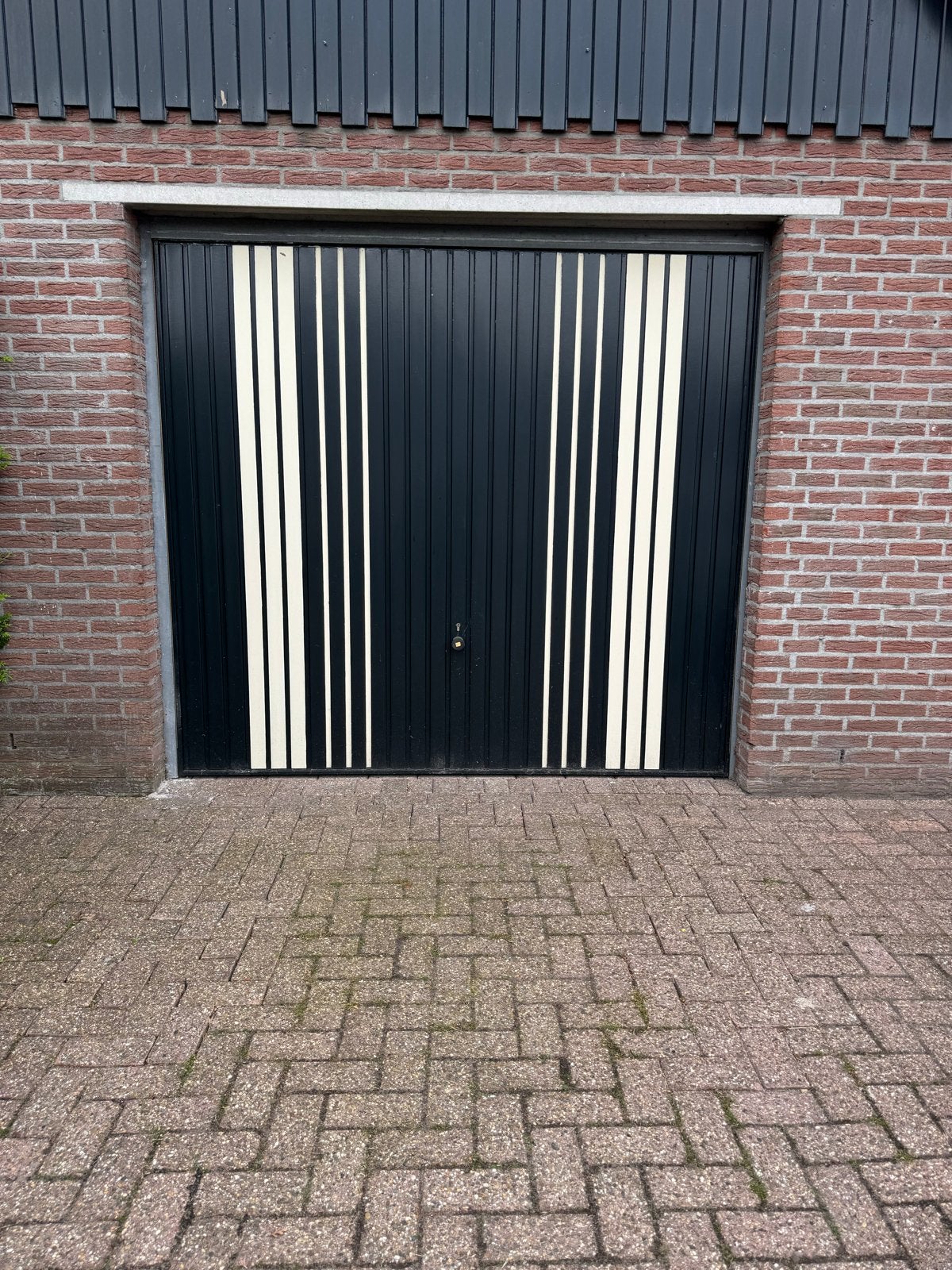 Elekt. Hormann garage kanteldeur met 3 afstandsbedieningen., Gebruikt, Verzenden, Garagedeur, 120 cm of meer