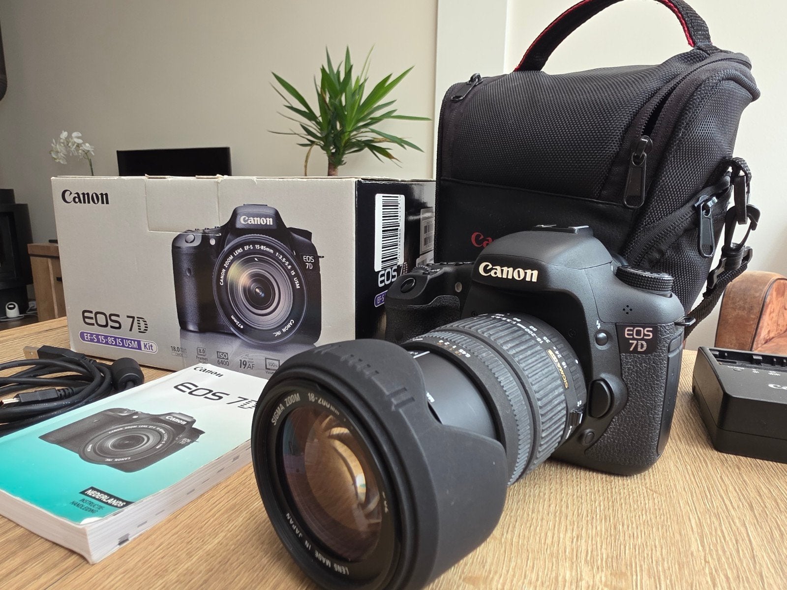 Canon EOS 7D Spiegelreflexcamera, Ingebouwde flitser, Spiegelreflex, Canon, Ophalen of Verzenden