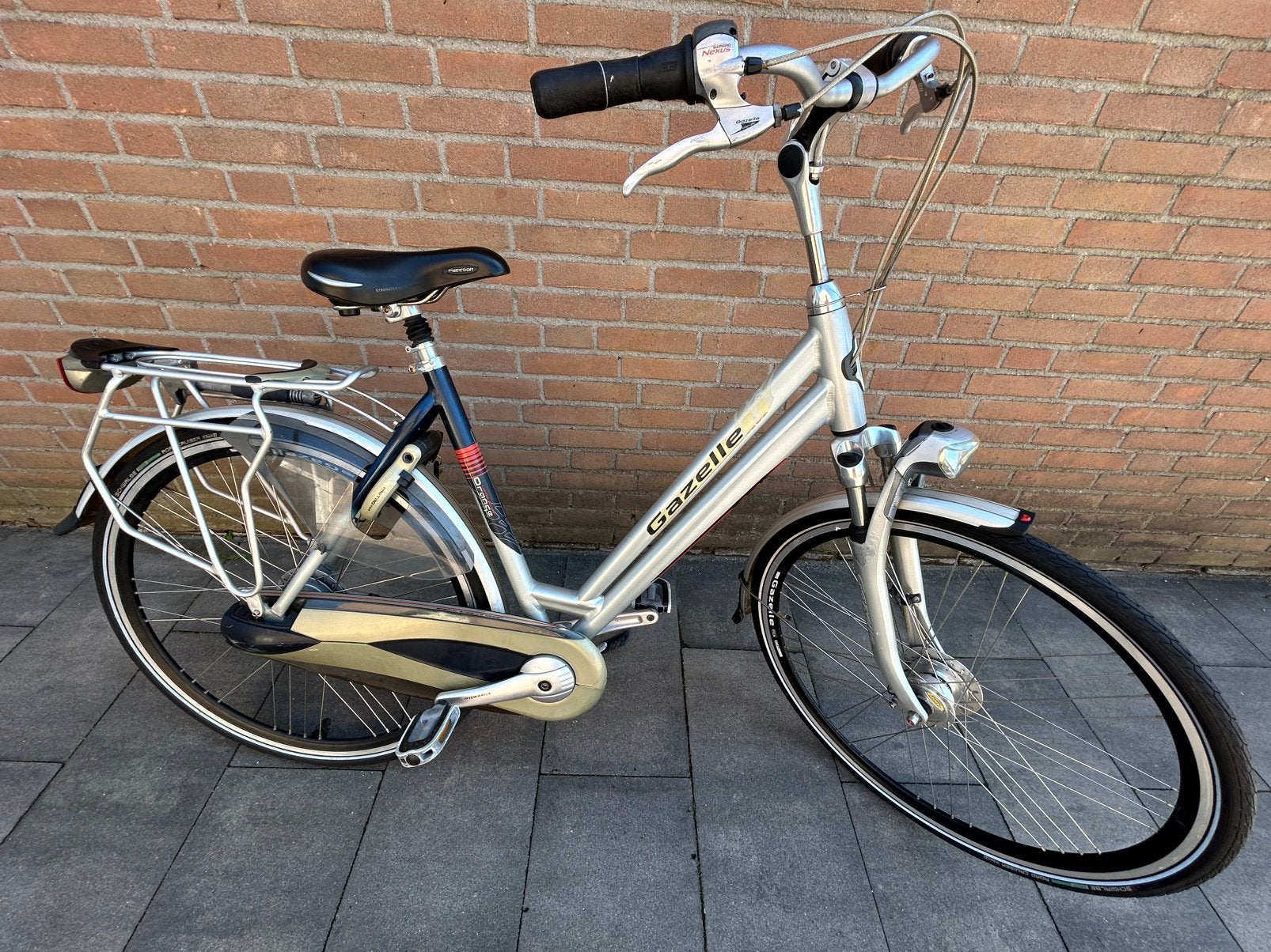 Gazelle damesfiets, Ophalen, 53 tot 56 cm, Versnellingen, Zo goed als nieuw