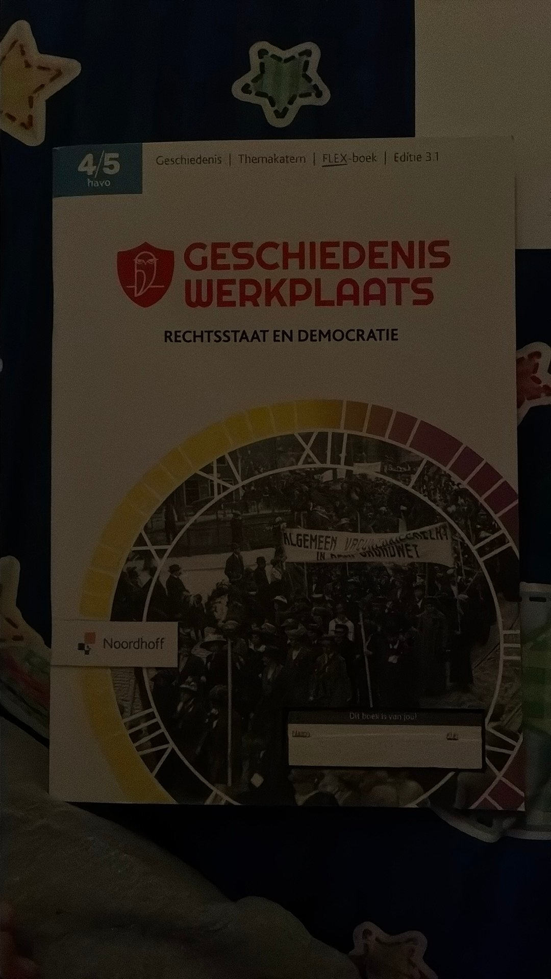 Geschiedenis werkplaats themakatern rechtstaat & democratie, Boeken, Verzenden, Zo goed als nieuw, HAVO, Geschiedenis