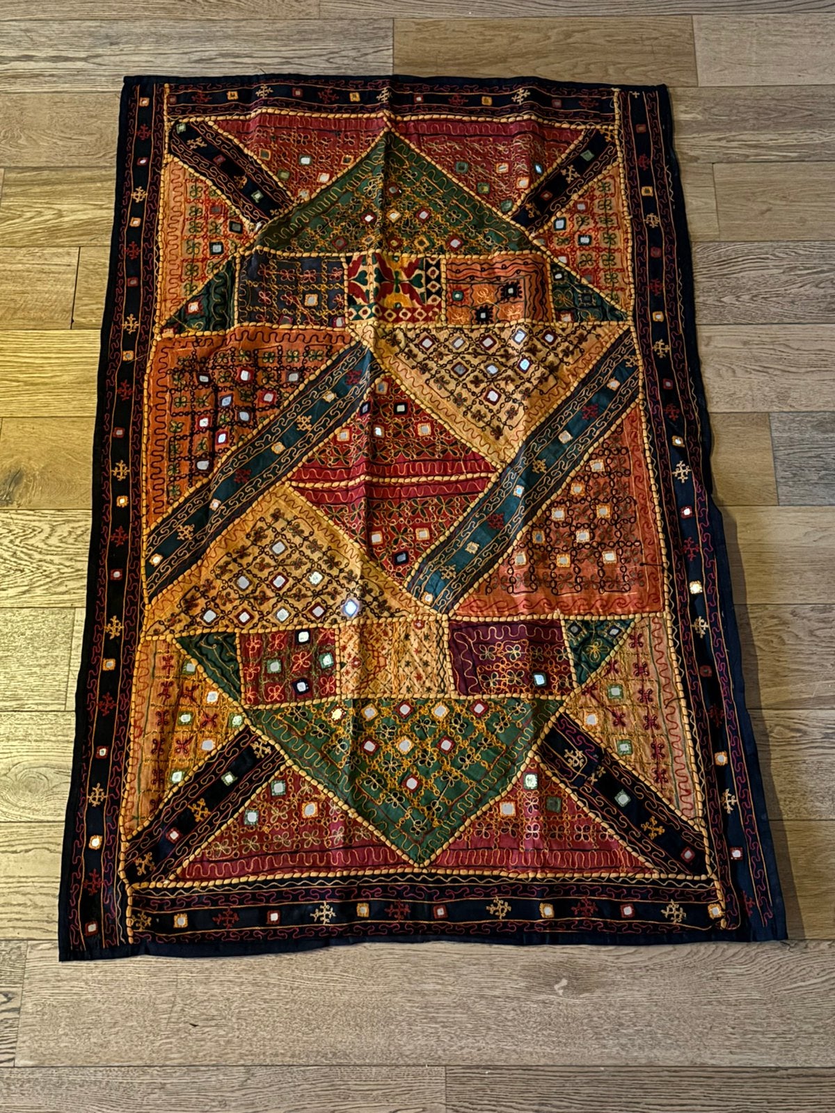 Handgemaakt wandkleed, Ophalen of Verzenden