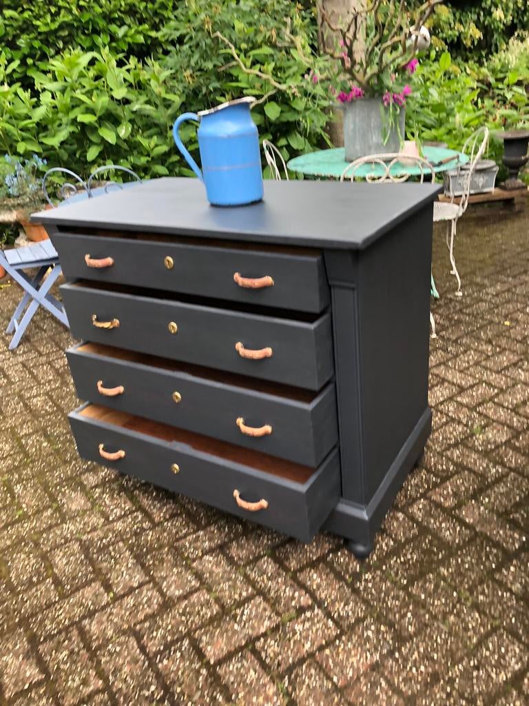 Commode kast/tv kast/ladenkast/oud grenen ladenkast, Ophalen of Verzenden