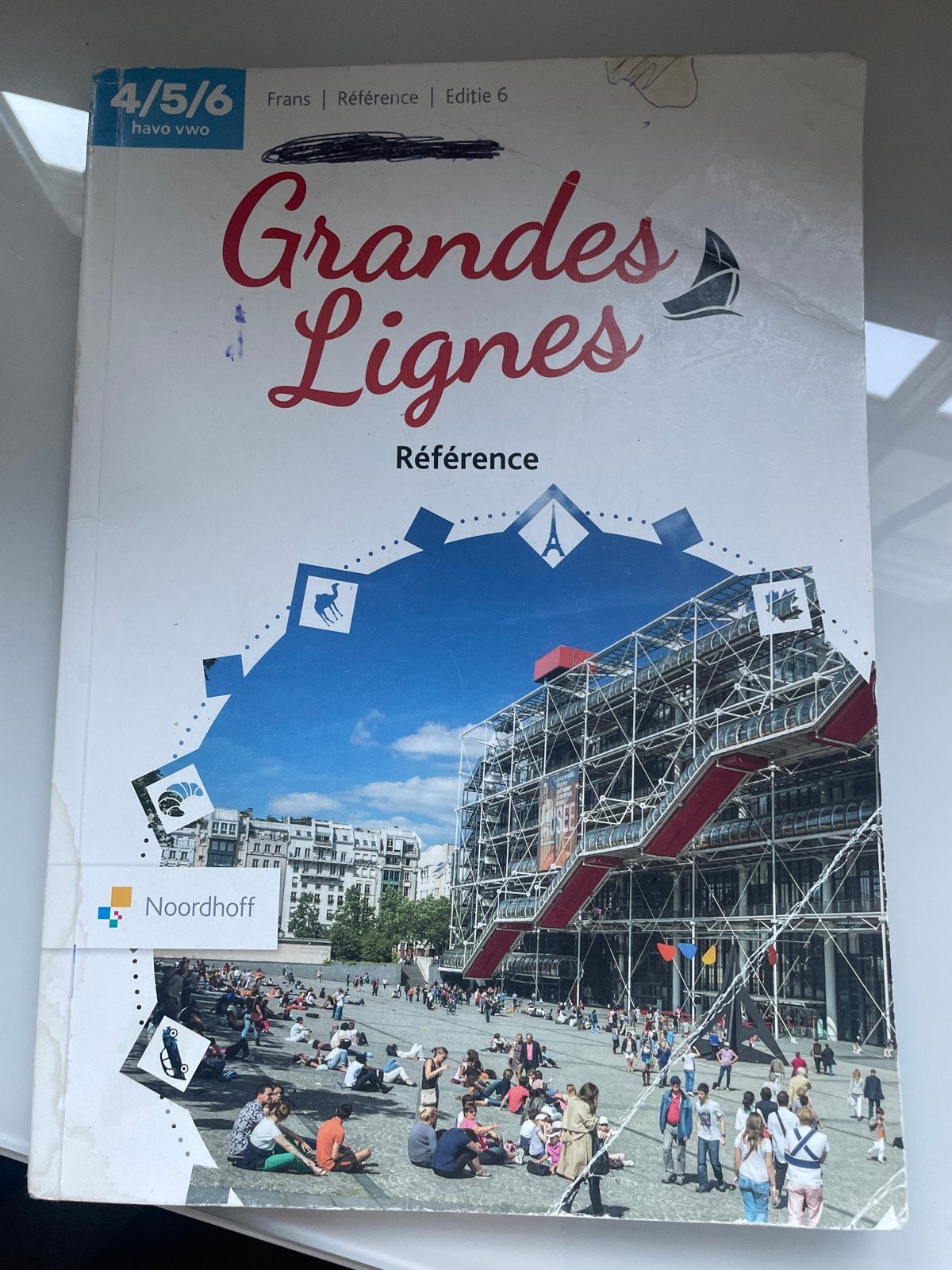 Grandes Lignes Frans 4/5/6 havo vwo Referentie Editie 6, Ophalen of Verzenden, Alpha, Zo goed als nieuw, Niet van toepassing